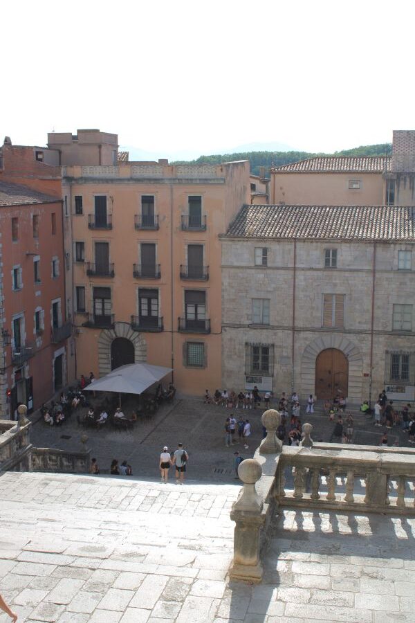 steps from girona cathedral